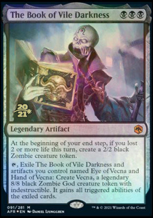 The Book of Vile Darkness [Dungeons & Dragons: Adventures in the Forgotten Realms Prerelease Promos] - Trinity Hobby