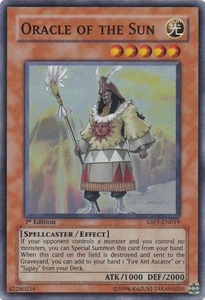 Oracle of the Sun [ABPF-EN019] Super Rare - Trinity Hobby