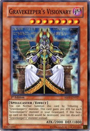 Gravekeeper's Visionary [ABPF-EN027] Super Rare - Trinity Hobby