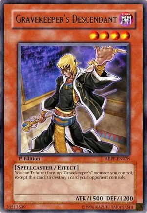 Gravekeeper's Descendant [ABPF-EN028] Rare - Trinity Hobby