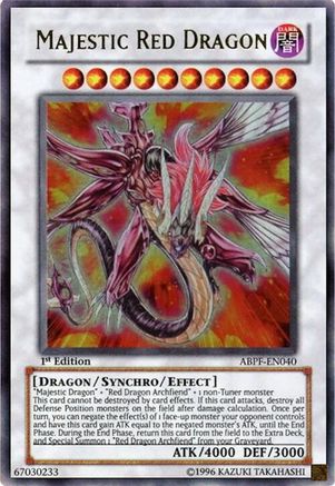 Majestic Red Dragon [ABPF-EN040] Ultra Rare - Trinity Hobby