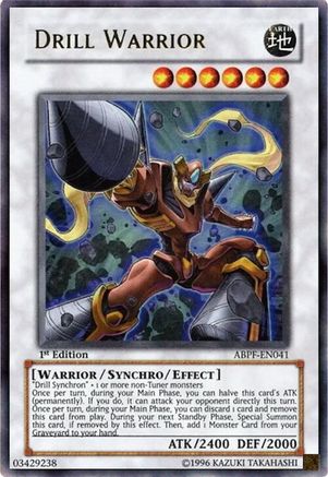 Drill Warrior [ABPF-EN041] Ultra Rare - Trinity Hobby