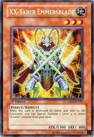 XX-Saber Emmersblade [ABPF-EN081] Secret Rare - Trinity Hobby