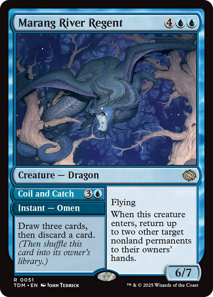Marang River Regent // Coil and Catch  (TDM-051) - [Tarkir: Dragonstorm] - Trinity Hobby