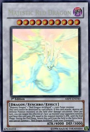 Majestic Red Dragon [ABPF-EN040] Ghost Rare - Trinity Hobby