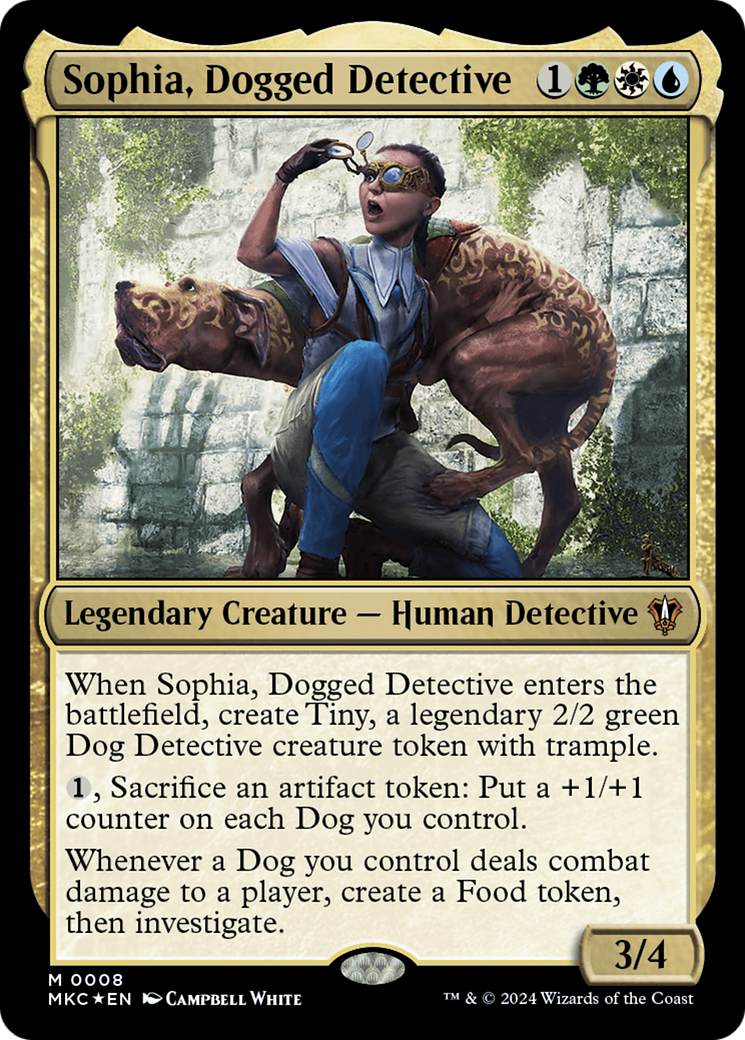 Sophia, Dogged Detective [Murders at Karlov Manor Commander] - Trinity Hobby