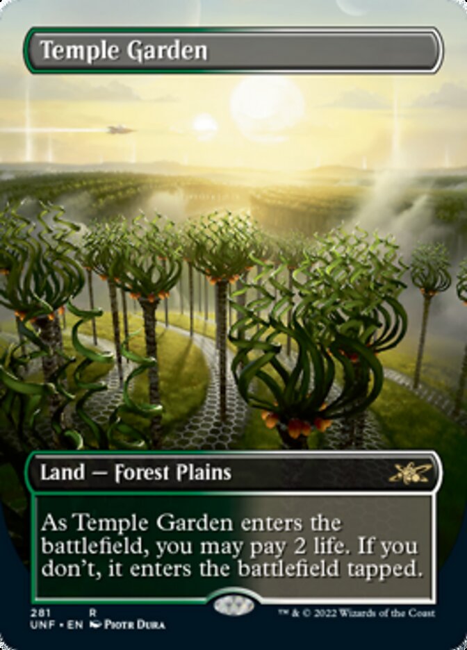 Temple Garden (Borderless) [Unfinity] - Trinity Hobby