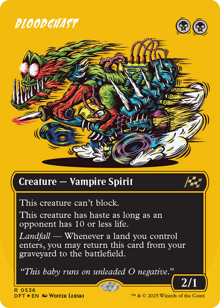 Bloodghast (Borderless) (First-Place Foil) [Aetherdrift] - Trinity Hobby