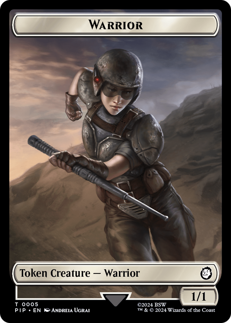 Energy Reserve // Warrior Double-Sided Token [Fallout Tokens] - Trinity Hobby