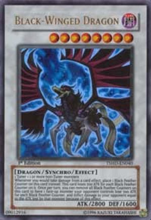 Black-Winged Dragon [TSHD-EN040] Ultra Rare - Trinity Hobby