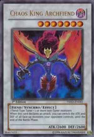 Chaos King Archfiend [TSHD-EN041] Ultra Rare - Trinity Hobby