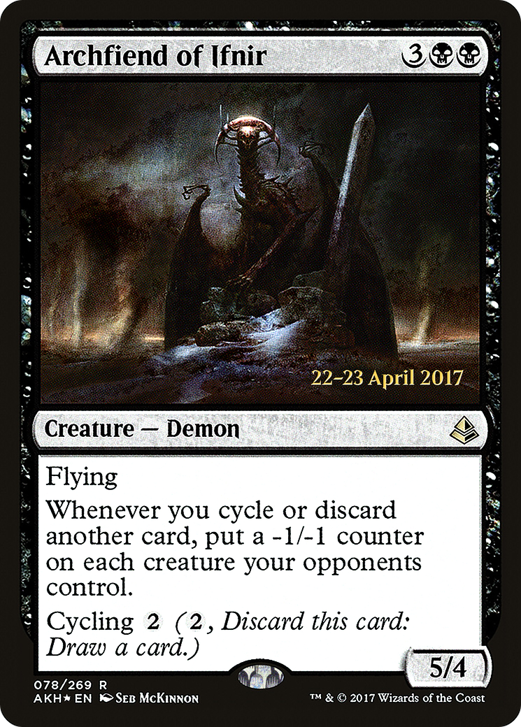 Archfiend of Ifnir [Amonkhet Prerelease Promos] - Trinity Hobby