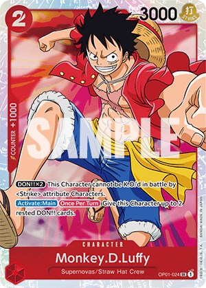 Monkey.D.Luffy (024) (OP01-024) - [Romance Dawn] Foil - Trinity Hobby