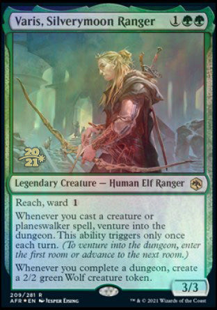 Varis, Silverymoon Ranger [Dungeons & Dragons: Adventures in the Forgotten Realms Prerelease Promos] - Trinity Hobby