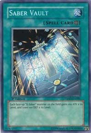 Saber Vault [TSHD-EN086] Secret Rare - Trinity Hobby
