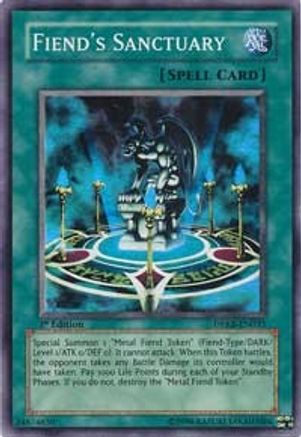 Fiend's Sanctuary [DPKB-EN035] Super Rare - Trinity Hobby