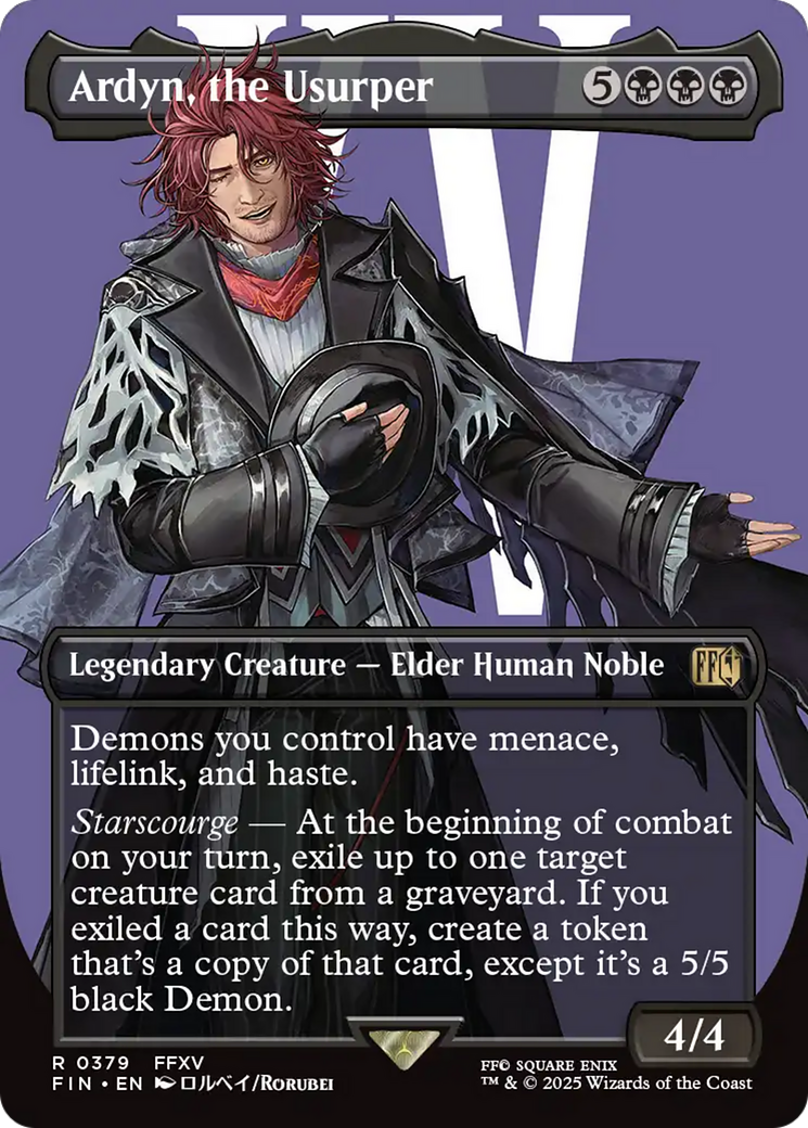 Ardyn, the Usurper (Borderless) (0379)  (FIN-379) - [FINAL FANTASY] (Borderless) - Trinity Hobby