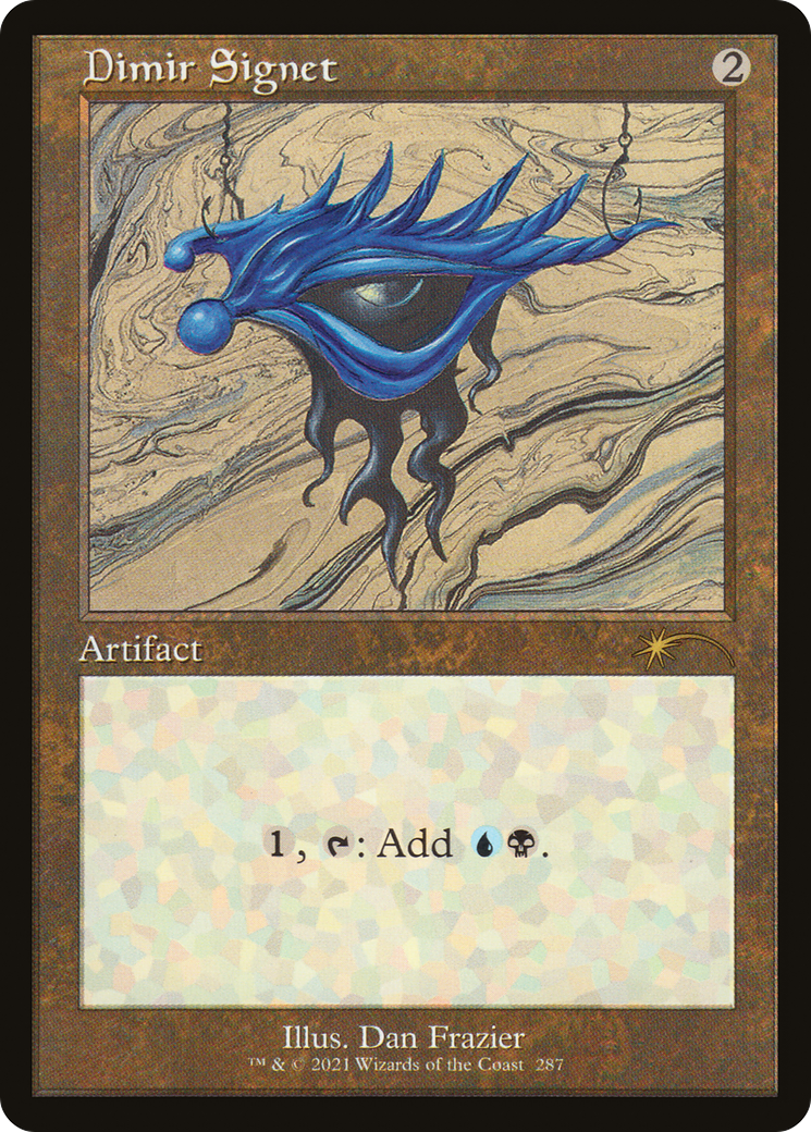 Dimir Signet [Etched Foil]  (SLD-287) - [Secret Lair Drop]