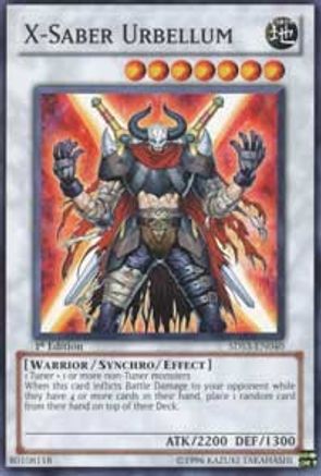 X-Saber Urbellum [5DS3-EN040] Common - Trinity Hobby