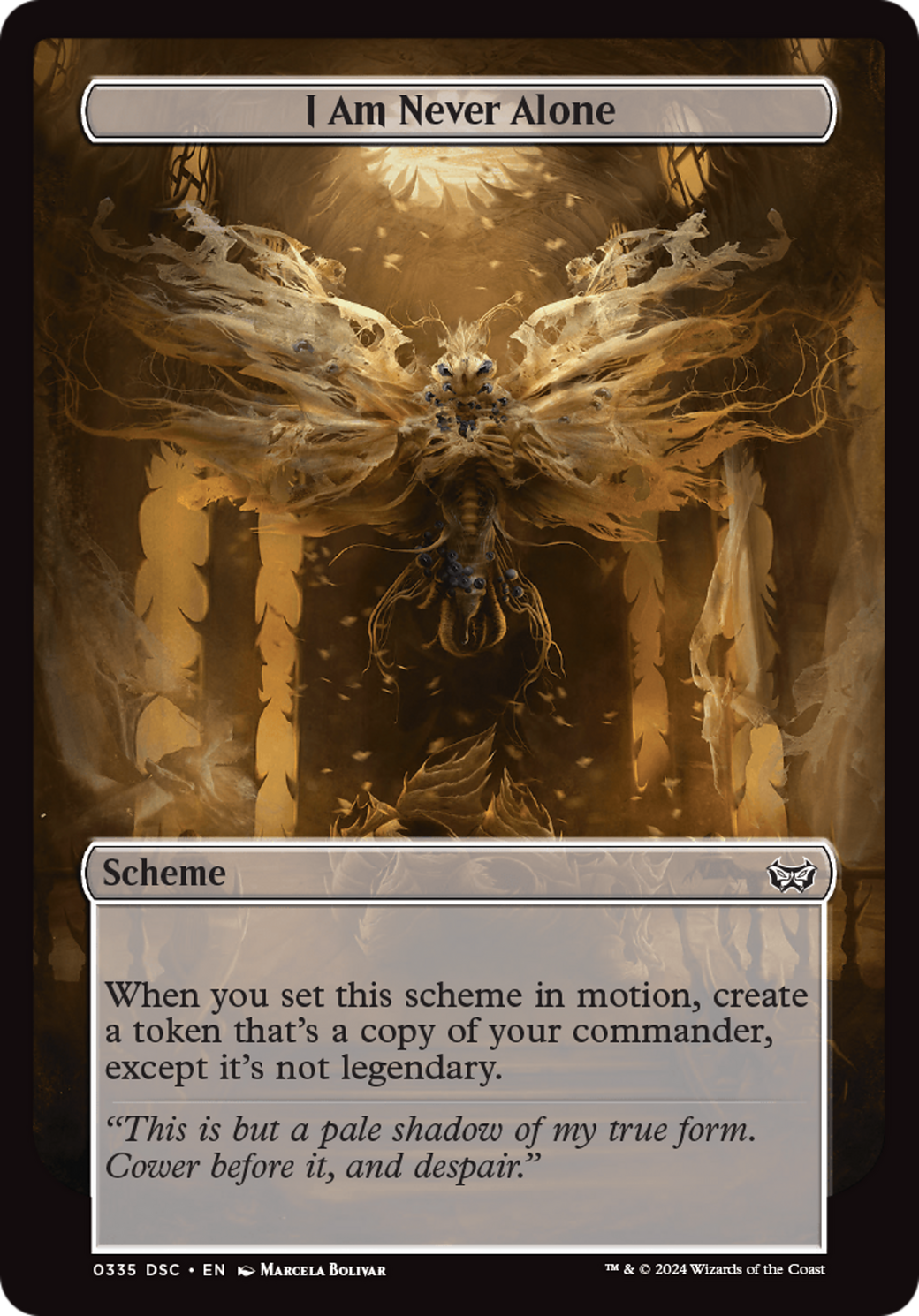 I Am Never Alone (Full Art) [Duskmourn: Archenemy] - Trinity Hobby