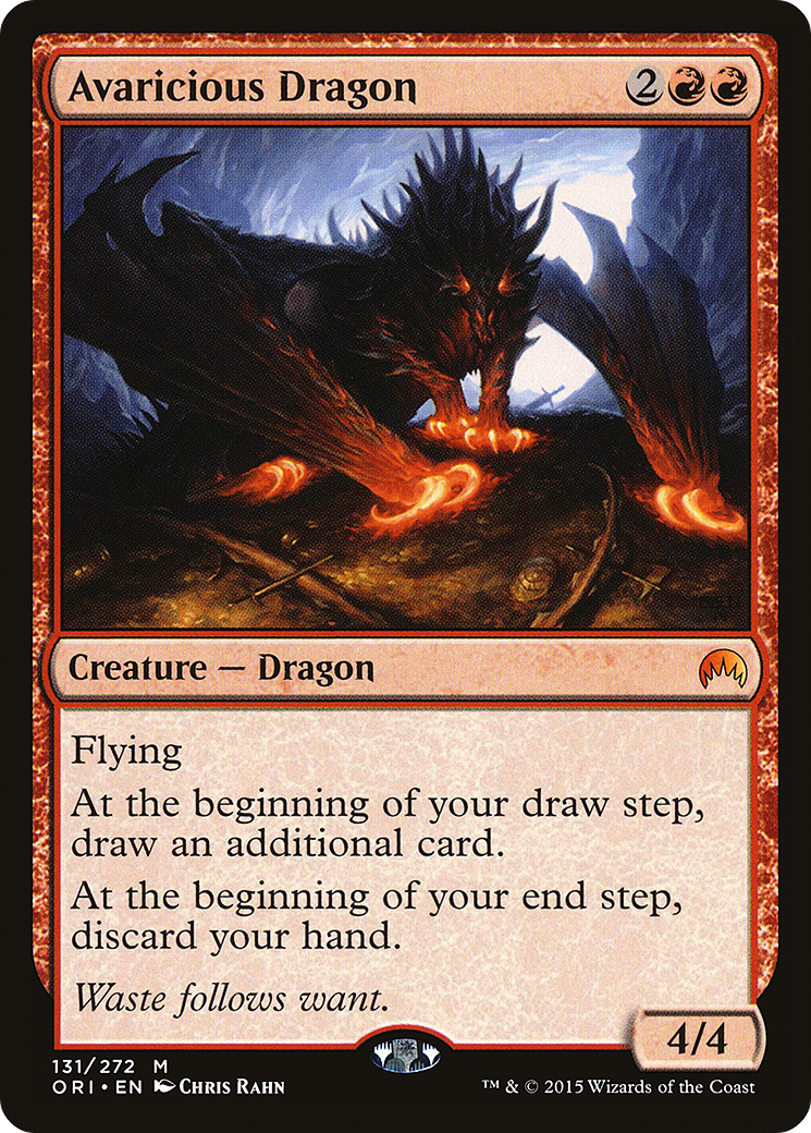 Avaricious Dragon [Magic Origins] - Trinity Hobby