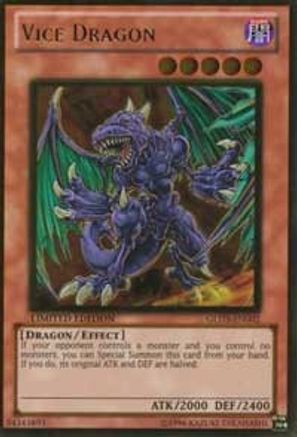 Vice Dragon [GLD3-EN002] Gold Rare - Trinity Hobby