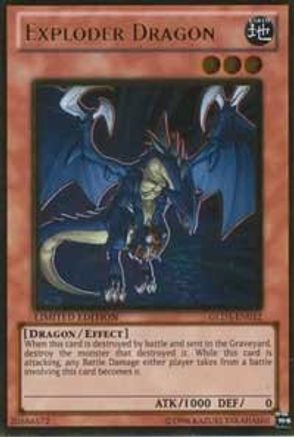Exploder Dragon [GLD3-EN012] Gold Rare - Trinity Hobby
