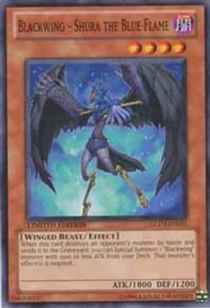 Blackwing - Shura the Blue Flame [GLD3-EN025] Common - Trinity Hobby