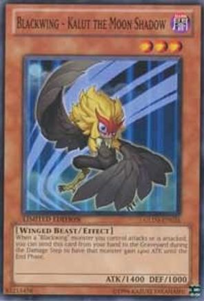 Blackwing - Kalut the Moon Shadow [GLD3-EN026] Common - Trinity Hobby