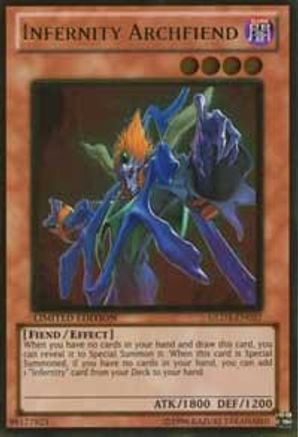 Infernity Archfiend [GLD3-EN027] Gold Rare - Trinity Hobby