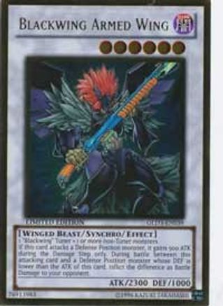 Blackwing Armed Wing [GLD3-EN039] Gold Rare - Trinity Hobby
