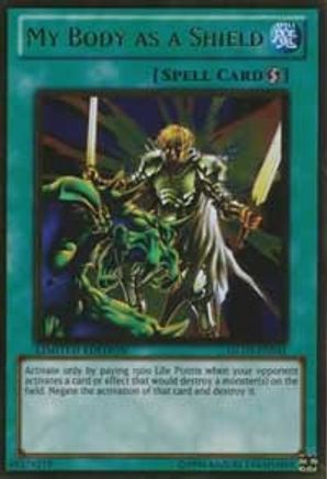 My Body as a Shield [GLD3-EN041] Gold Rare - Trinity Hobby