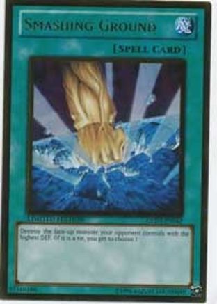 Smashing Ground [GLD3-EN042] Gold Rare - Trinity Hobby