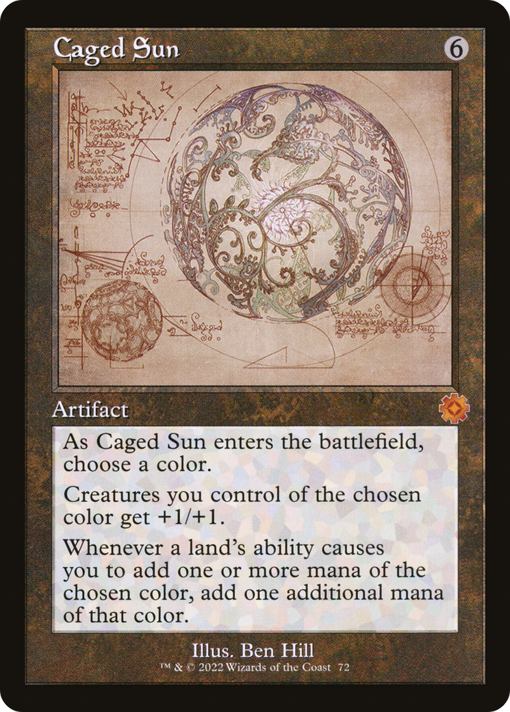 Caged Sun (Retro Schematic) [The Brothers' War Retro Artifacts] - Trinity Hobby