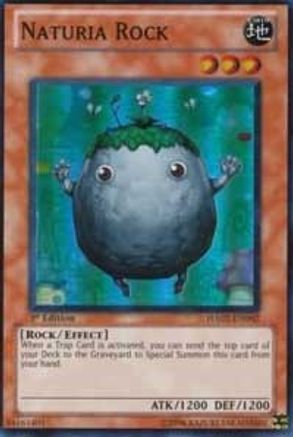 Naturia Rock [HA02-EN002] Super Rare - Trinity Hobby