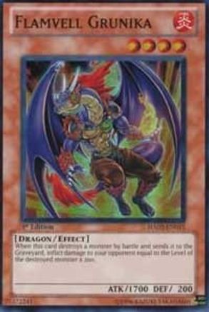 Flamvell Grunika [HA02-EN015] Super Rare - Trinity Hobby