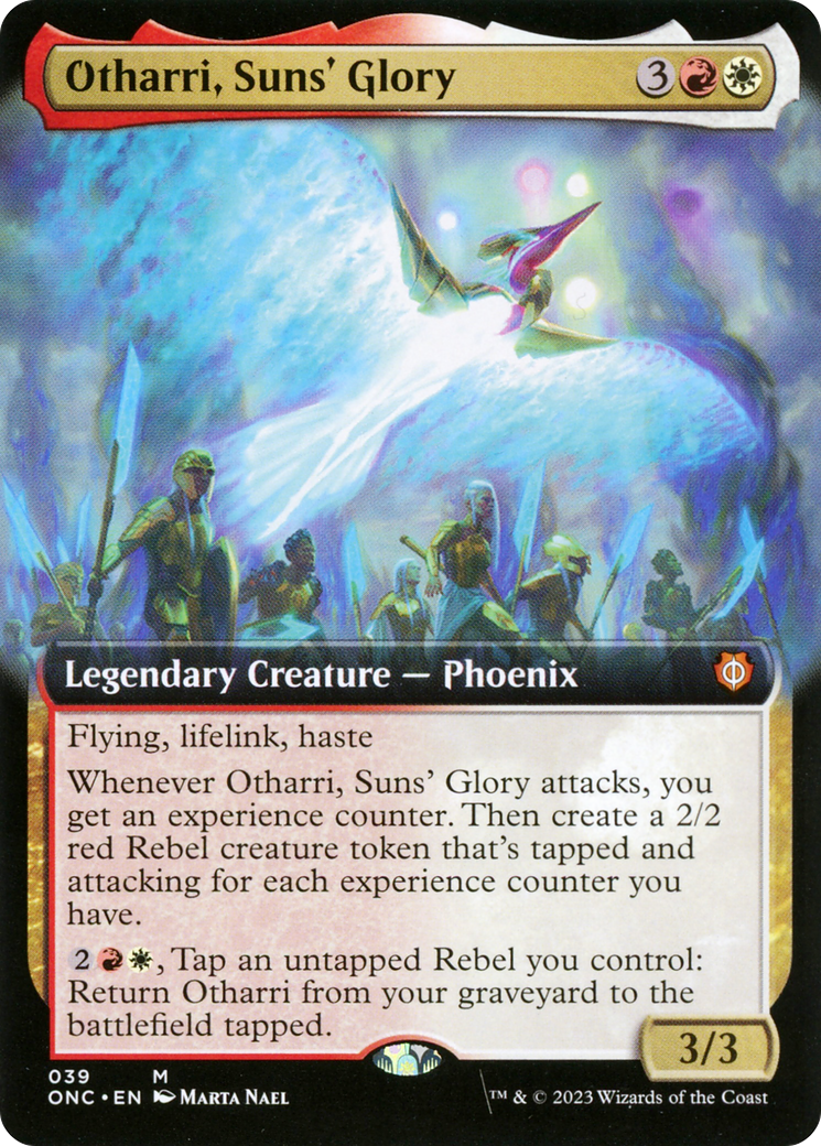 Otharri, Suns' Glory (Extended Art) [Phyrexia: All Will Be One Commander] - Trinity Hobby