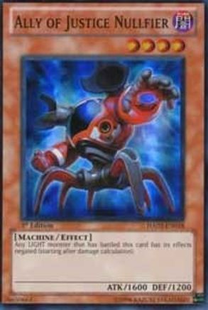 Ally of Justice Nullfier [HA02-EN018] Super Rare - Trinity Hobby