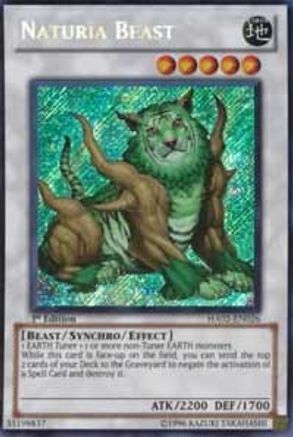 Naturia Beast [HA02-EN026] Secret Rare - Trinity Hobby
