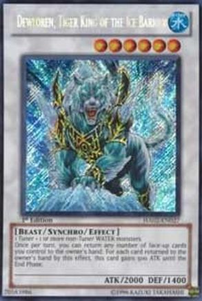 Dewloren, Tiger King of the Ice Barrier [HA02-EN027] Secret Rare - Trinity Hobby