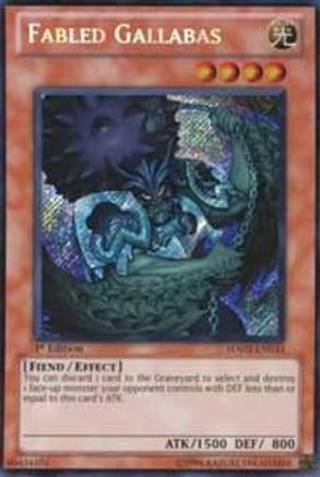 Fabled Gallabas [HA02-EN033] Secret Rare - Trinity Hobby