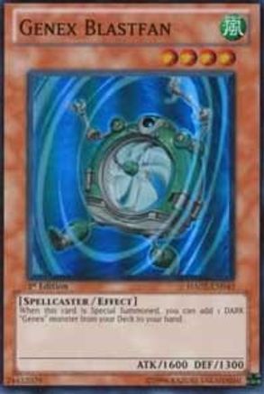 Genex Blastfan [HA02-EN043] Super Rare - Trinity Hobby