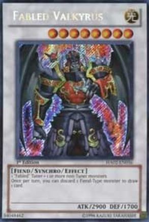 Fabled Valkyrus [HA02-EN056] Secret Rare - Trinity Hobby