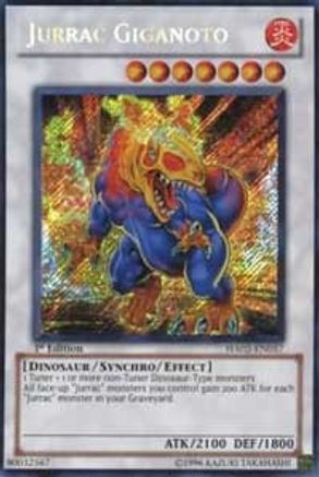 Jurrac Giganoto [HA02-EN057] Secret Rare - Trinity Hobby
