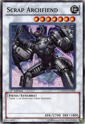 Scrap Archfiend [DREV-EN000] Super Rare - Trinity Hobby