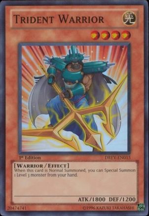 Trident Warrior [DREV-EN015] Super Rare - Trinity Hobby