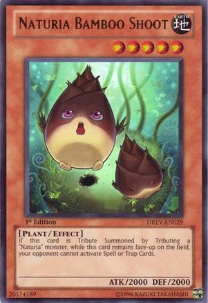 Naturia Bamboo Shoot [DREV-EN029] Ultra Rare - Trinity Hobby