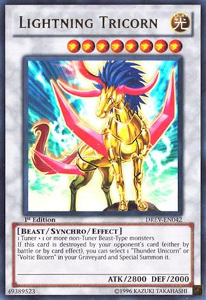 Lightning Tricorn [DREV-EN042] Ultra Rare - Trinity Hobby