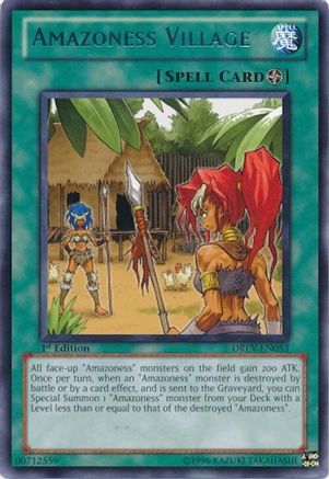Amazoness Village [DREV-EN053] Rare - Trinity Hobby