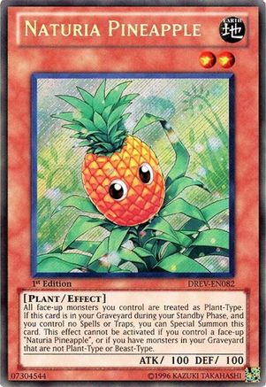 Naturia Pineapple [DREV-EN082] Secret Rare - Trinity Hobby